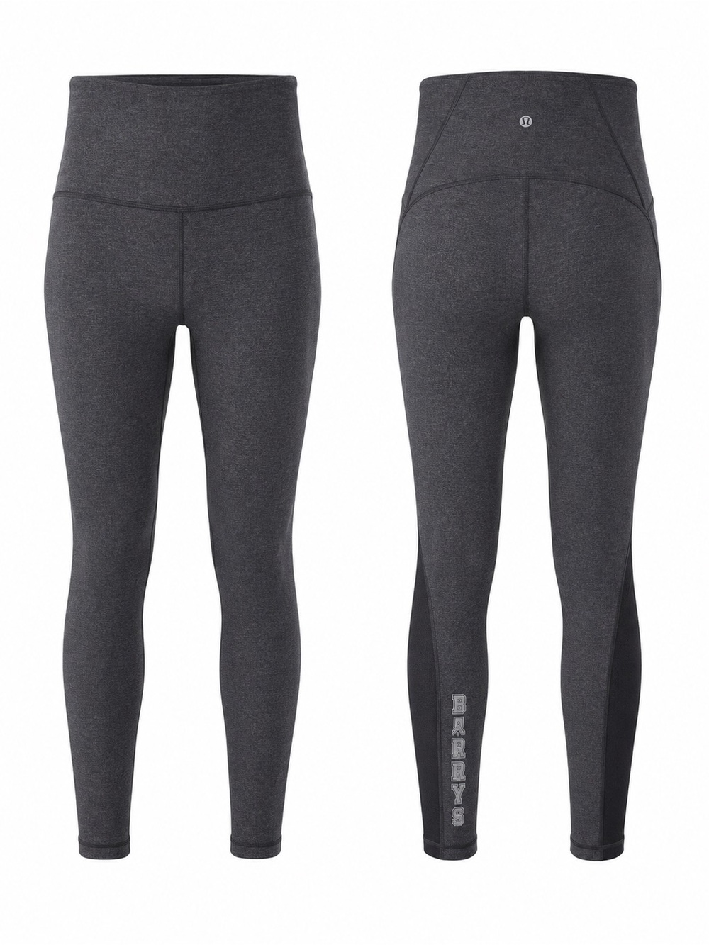 Lululemon Gray Heathered High Rise Leggings Size 4 Barry’s Bootcamp